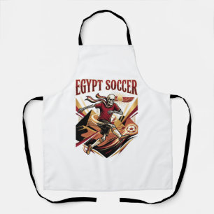 Egypte Voetbal Skelet Aanvaller Naties Premium Spo Schort