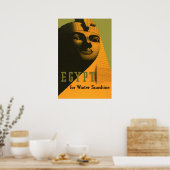 Egypte voor het Poster van de winterzonnige woeste (Keuken)