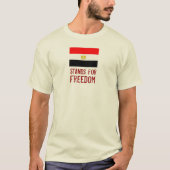 EGYPTE : Vrijheidsstandaarden (organisch) T-shirt (Voorkant)