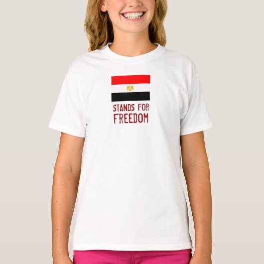 EGYPTE : Vrijheidsstandaarden T-shirt (Voorkant)