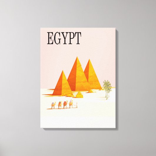 Egypte Wall Art Canvas Afdruk (Voorkant)