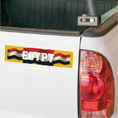 Egypte Wavevlag Bumpersticker (Op Truck)