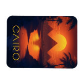 Egypte Zonsondergang: Piramides en de Nijl Magneet (Horizontaal)