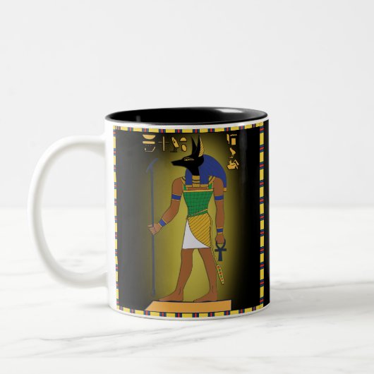 Egyptenaar Anubis Coffee Mok (Links)