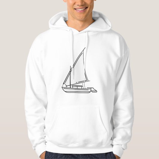Egyptenaar, Pyramiden, nikkel Hoodie (Voorkant)