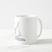 Egyptenaar, Pyramiden, nikkel Koffiemok (Voorkant rechts)