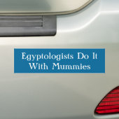 Egyptenaren doen het... bumpersticker (Op auto)