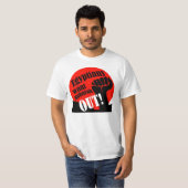 Egyptenaren willen Mubarak uitzetten! T-shirt (Voorkant volledig)