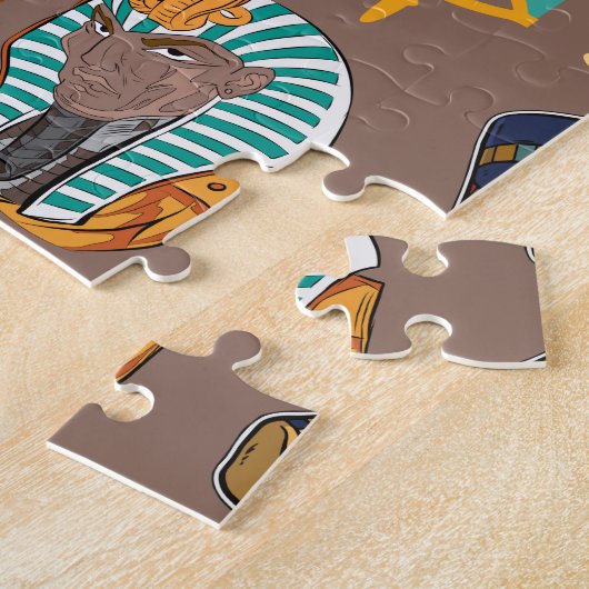 Egyptian Ancient Hieroglyphic Pattern Symbol Legpuzzel (Zijkant)