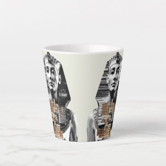 Egyptian art #civilization  latte mok (Voorkant)