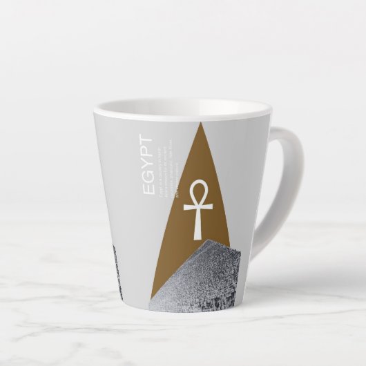 Egyptian art  latte mok (Rechterhoek)