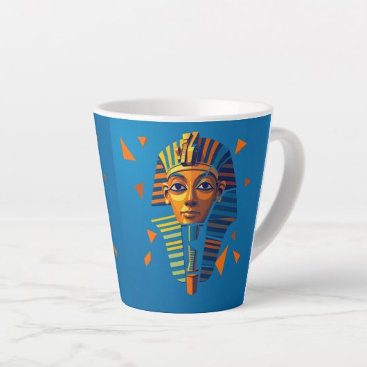 Egyptian art latte mok (Rechterhoek)