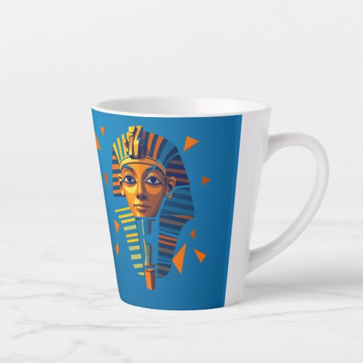 Egyptian art latte mok (Rechts)