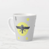 Egyptian art latte mok (Linkerhoek)