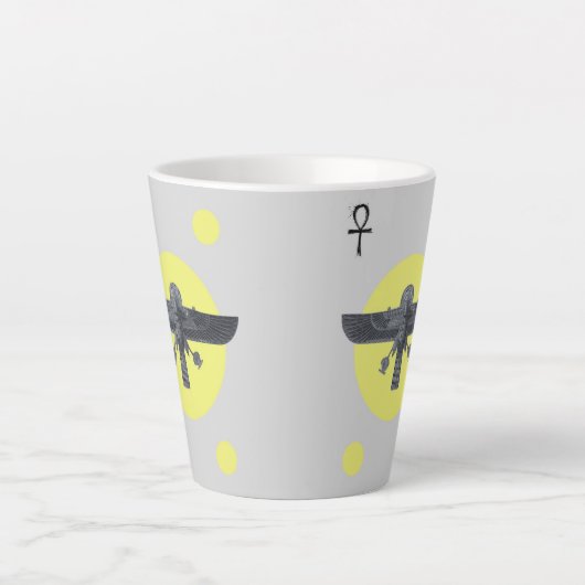 Egyptian art  latte mok (Voorkant)
