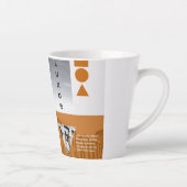 Egyptian art latte mok (Rechts)