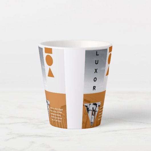 Egyptian art latte mok (Voorkant)