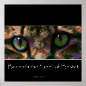 EGYPTIAN BASTET Cat God Art Poster (Voorkant)