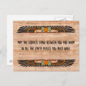 Egyptian Blessing Postcard Briefkaart (Voorkant / Achterkant)