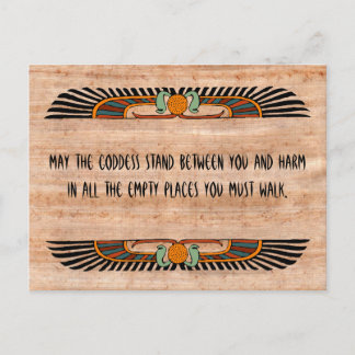 Egyptian Blessing Postcard Briefkaart