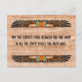 Egyptian Blessing Postcard Briefkaart (Voorkant)