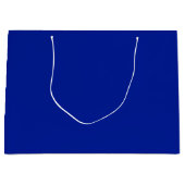 Egyptian blue solid plain groot cadeauzakje (Voorkant)