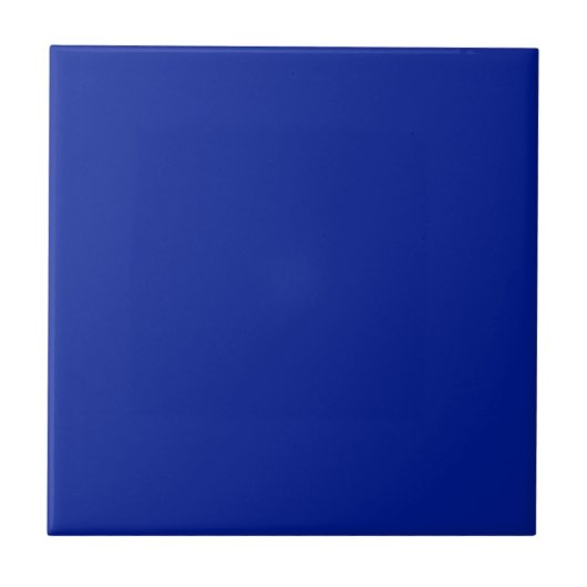 Egyptian blue solid plain tegeltje (Voorkant)