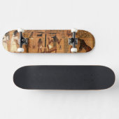 Egyptian books of the dead. skateboard (Horizontaal)