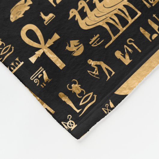 Egyptian Cat - Bastet Fleece Deken (Hoek)