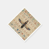 Egyptian Cat - Bastet on papyrus Servet (Hoek)