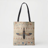 Egyptian Cat - Bastet on papyrus Tote Bag (Voorkant)