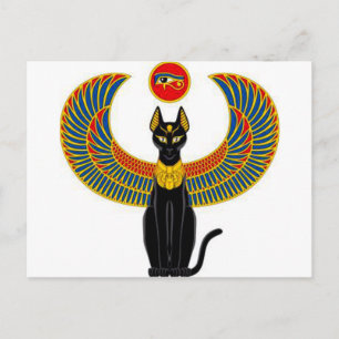 Egyptian Cat Briefkaart
