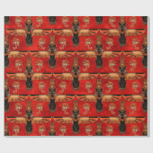 Egyptian Cats and Eye of Horus pattern Cadeaupapier (Vlak)