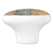 EGYPTIAN DRAWER KNOB KERAMISCHE KNOP (Zijkant)