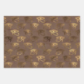 Egyptian Eye of Horus Inpakpapier Vel (Voorkant 2)