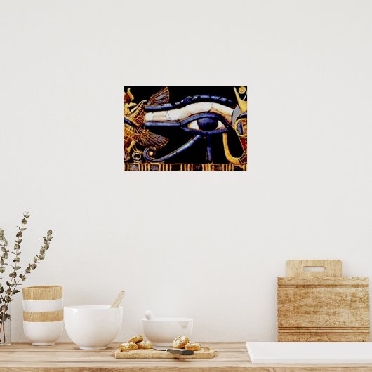 Egyptian Eye of Horus Poster (Keuken)