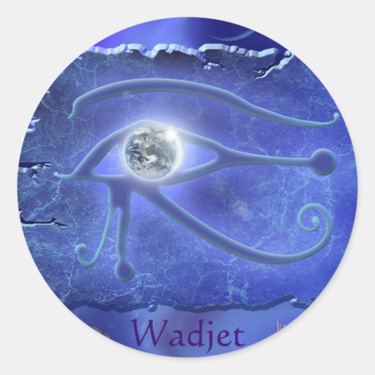 Egyptian EYE OF HORUS, WADJET Stickers (Voorkant)