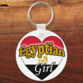 Egyptian Girl Sleutelhanger (Voorkant)