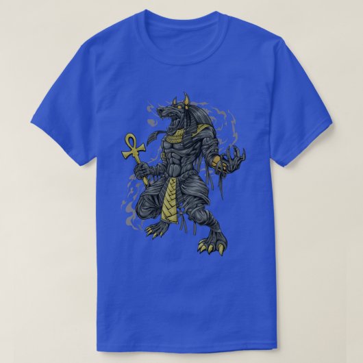 Egyptian god Anubis T-Shirt (Design voorkant)