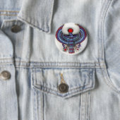 EGYPTIAN GOD HORUS RONDE BUTTON 5,7 CM (In situ)