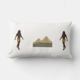 “Egyptian Guardians Pillow | Ancient Pyramids & Ki Kussen