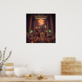 egyptian halloween poster (Keuken)