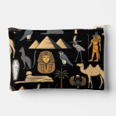 Egyptian Hieroglyphic Symbol Pattern Background Etui (Achterkant)