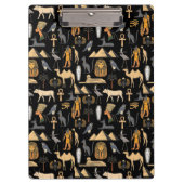 Egyptian Hieroglyphic Symbol Pattern Background Klembord (Voorkant)