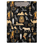 Egyptian Hieroglyphic Symbol Pattern Background Klembord (Voorkant)