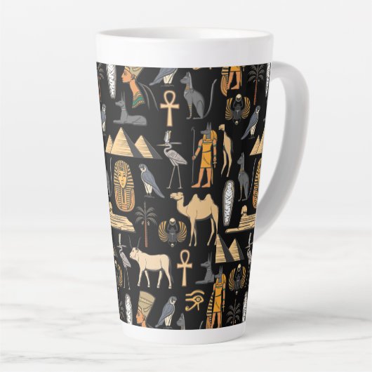  Egyptian Hieroglyphic Symbol Pattern Background   Latte Mok (Rechterhoek)