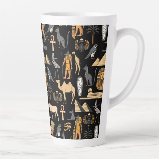  Egyptian Hieroglyphic Symbol Pattern Background   Latte Mok (Rechts)