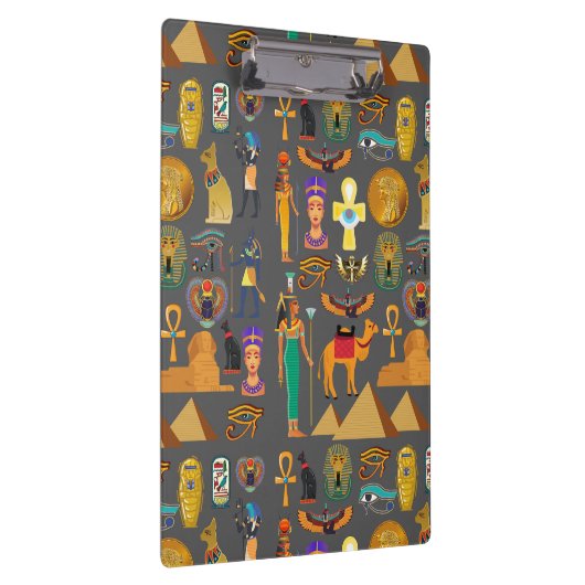 Egyptian Hieroglyphic Symbol Pattern pharaoh Klembord (Rechts)