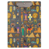 Egyptian Hieroglyphic Symbol Pattern pharaoh      Klembord (Voorkant)