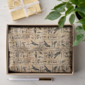 Egyptian hieroglyphics Birds Pattern 2 Tissuepapier (Geschenk)